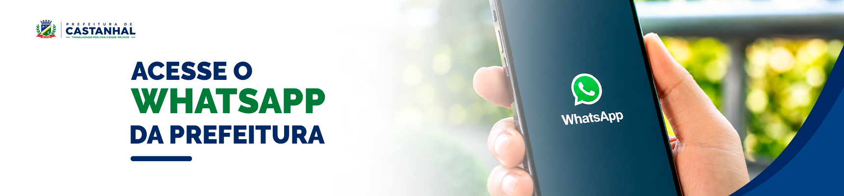 Acesse o WhatsApp da Prefeitura